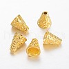 Apetalous Brass Bead Cones KK-F371-05G-2
