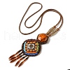 Colorful Woven Shells Pendant Necklaces for Women KH6555-3-1