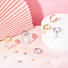 Unicraftale DIY Star Charm Cuff Ring Making Kit STAS-UN0051-40-2