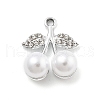 Alloy Rhinestone Pendants FIND-U026-12P-1