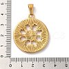 PVD Vacuum Plating 304 Stainless Steel Pendants STAS-M322-34G-3