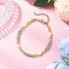 Natural Mixed Gemstone Beaded Bracelets BJEW-JB11763-4