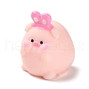 Resin Pig Figurines Ornament DJEW-Z003-01A-1