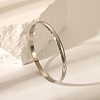Elegant Stainless Steel Plain Bangles for Women XS8957-2-1