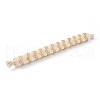 12Pcs Ion Plating(IP) 304 Stainless Steel V-Shaped Open Cuff Rings for Women RJEW-G312-04G-1