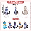 SUNNYCLUE 30Pcs Cat Shaped Alloy Enamel Pendants ENAM-SC0005-27A-2