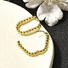304 Stainless Steel Hoop Earrings for Women EJEW-M068-08B-G-3