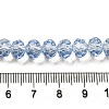 Transparent Baking Paint Glass Beads Strands X1-DGLA-A034-T8mm-D13-4