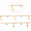 Handmade Brass Curb Chains CHC-S012-035-4