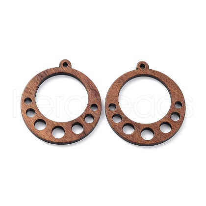 Walnut Wood Laser Cut Pendants WOOD-Q051-05I-1