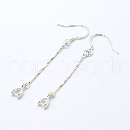 925 Sterling Silver Earring Hooks Findings STER-I014-27S-1