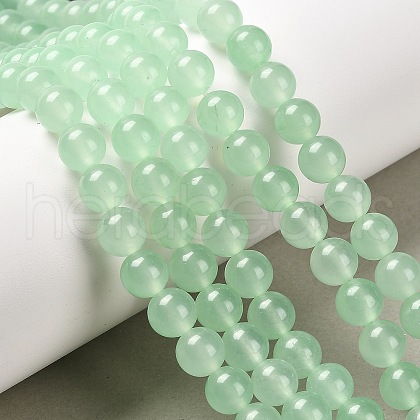 Natural & Dyed Malaysia Jade Bead Strands X-G-A146-8mm-A26-1