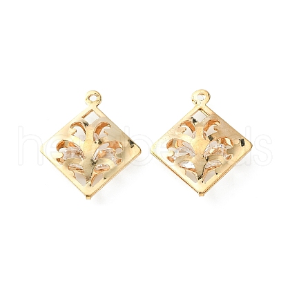 Crystal Glass Rhinestone Pendants IFIN-E020-08KCG-1