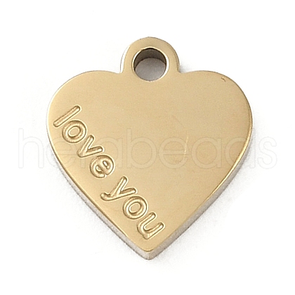 304 Stainless Steel Charms STAS-I325-136A-G-1