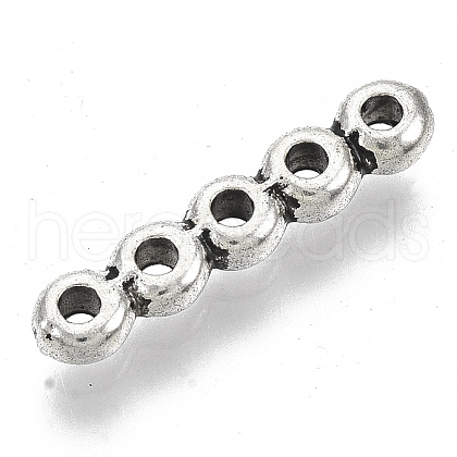 Tibetan Style Alloy Spacer Bars TIBE-N006-15AS-LF-1