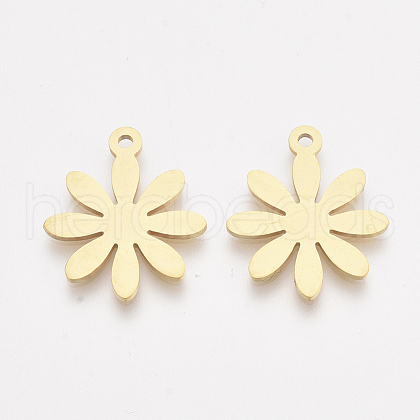 201 Stainless Steel Pendants STAS-T045-39G-1