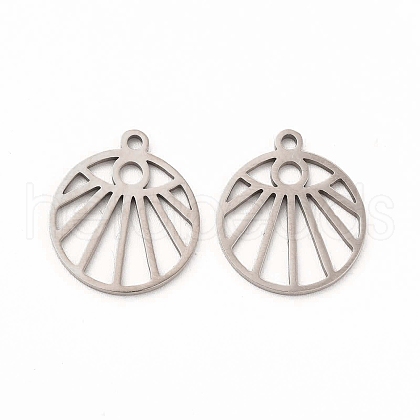Non-Tarnish 201 Stainless Steel Pendants STAS-E188-06P-1