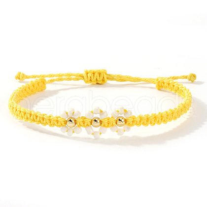 Glass Seed Beaded Braided Bead Beacelets BY5894-6-1