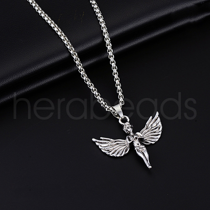 Alloy Pendant 201 Stainless Steel  Chain Necklaces for Men FS-WG0EA78-06-1