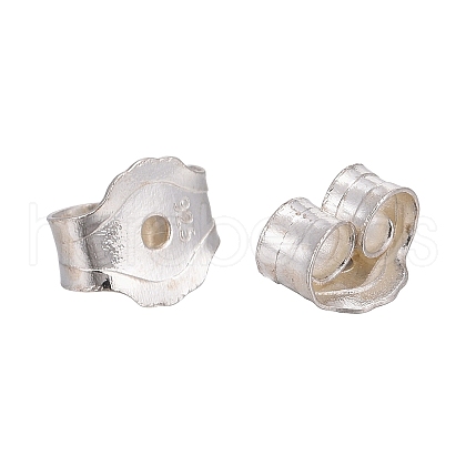 Earring Findings 925 Sterling Silver Ear Nuts STER-F015-02-1
