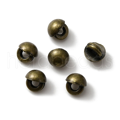 Mini Alloy Shank Buttons BUTT-WH0029-07AB-1