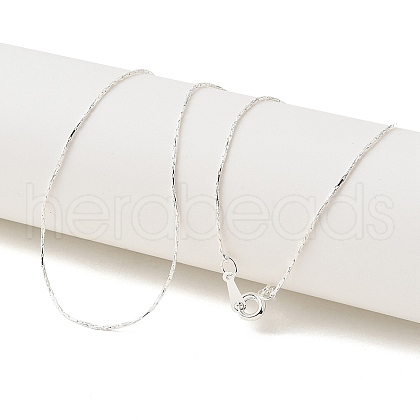 Brass Chain Necklaces NJEW-D077-S-1