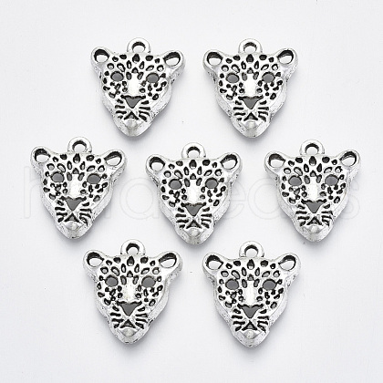 (TIBEP-S052-AS-FF) Tibetan Style Alloy Pendants TIBEP-N005-13AS-RS-1