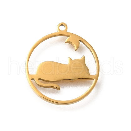 304 Stainless Steel Pendants STAS-S144-04E-1