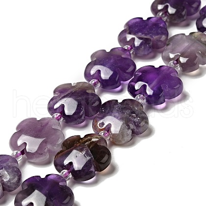 Natural Amethyst Beads Strands G-D475-02K-1