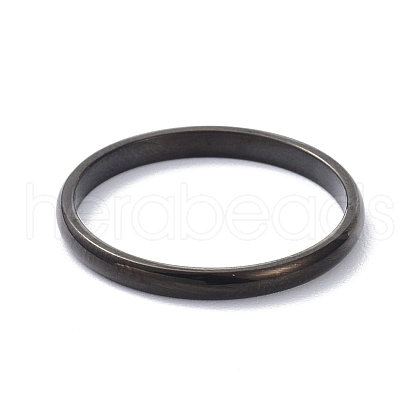 2mm Polished Plain Dome Finger Ring for Girl Women RJEW-C012-05E-EB-1