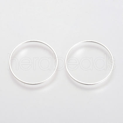 Brass Linking Rings KK-S327-06S-30mm-1