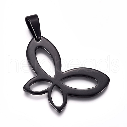 304 Stainless Steel Pendants STAS-I135-10B-1