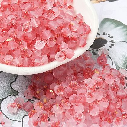 Frosted Glass Beads FGLA-D300-01C-1