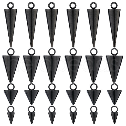SUNNYCLUE 40Pcs 4 Styles Ion Plating(IP) 304 Stainless Steel Pendants STAS-SC0008-75-1