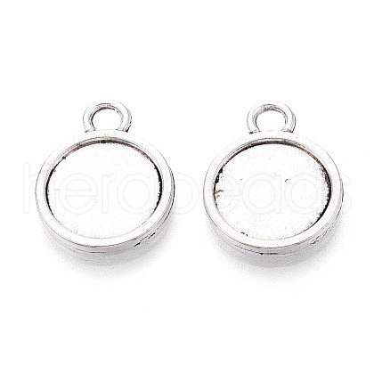 Tibetan Style Alloy Pendants Cabochon Settings PALLOY-N178-12AS-B-1