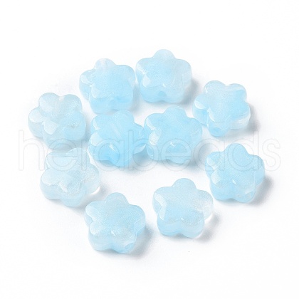 Opaque Acrylic Beads OACR-E014-13G-1