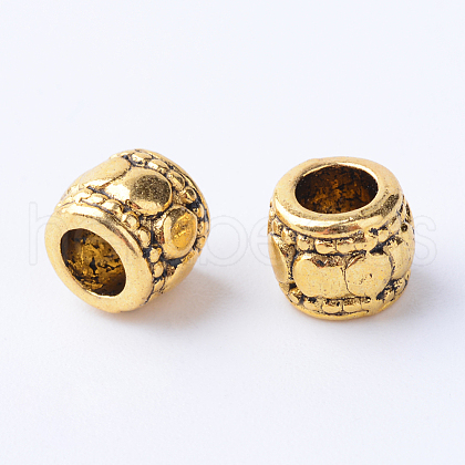 Tibetan Style Alloy Beads TIBE-Q063-124AG-NR-1