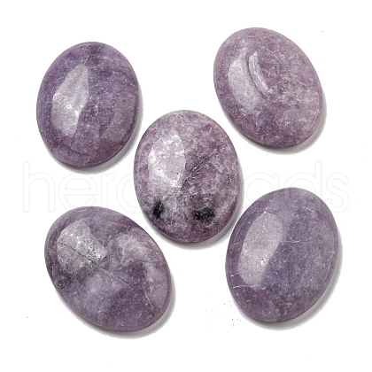 Natural Lilac Jade Cabochons G-C115-01B-42-1