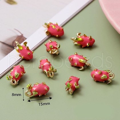 Alloy Enamel Pendants ENAM-P165-04B-1