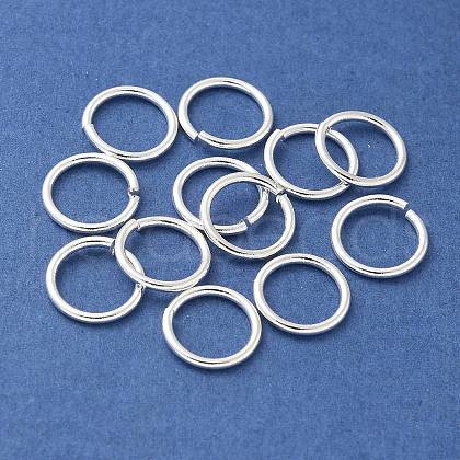 Brass Jump Rings KK-M165-9mm-01S-RS-1