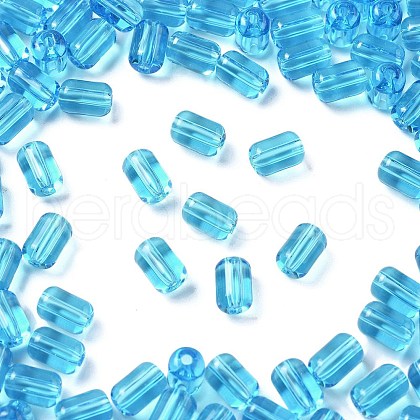 Transparent Imitation Jade Glass Beads GLAA-Z012-02I-1