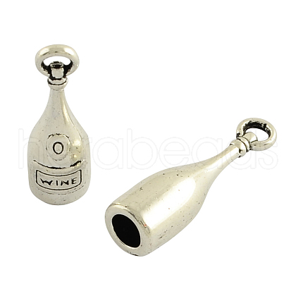 Tibetan Style Alloy Pendants X-TIBEP-35039-AS-NR-1