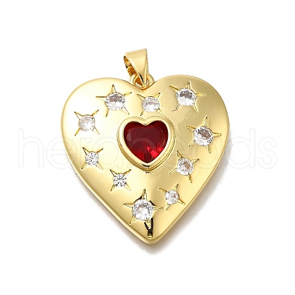 Barss Rhinestone Pendants KK-V002-08G-01-1