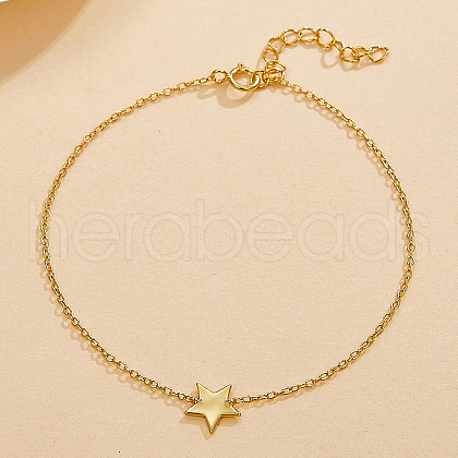 Star 925 Sterling Silver Link Bracelet FE3395-1-1