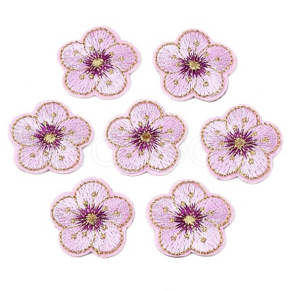 Computerized Embroidery Non Woven Fabric Self-adhesive Patches X-AJEW-T010-02E-1