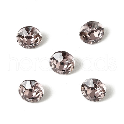 Glass Rhinestone Cabochons GLAA-A018-6mm-001GK-1