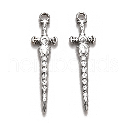 Non-Tarnish 304 Stainless Steel Pendants STAS-B054-06P-1
