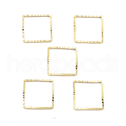 Brass Beads Frames KK-M288-01G-D-1