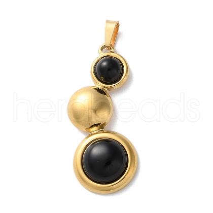 Natural Black Onyx(Dyed & Heated) Pendants STAS-C120-12G-07-1