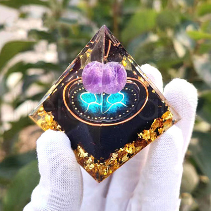 Orgonite Pyramid Resin Energy Generators PW-WG81790-01-1